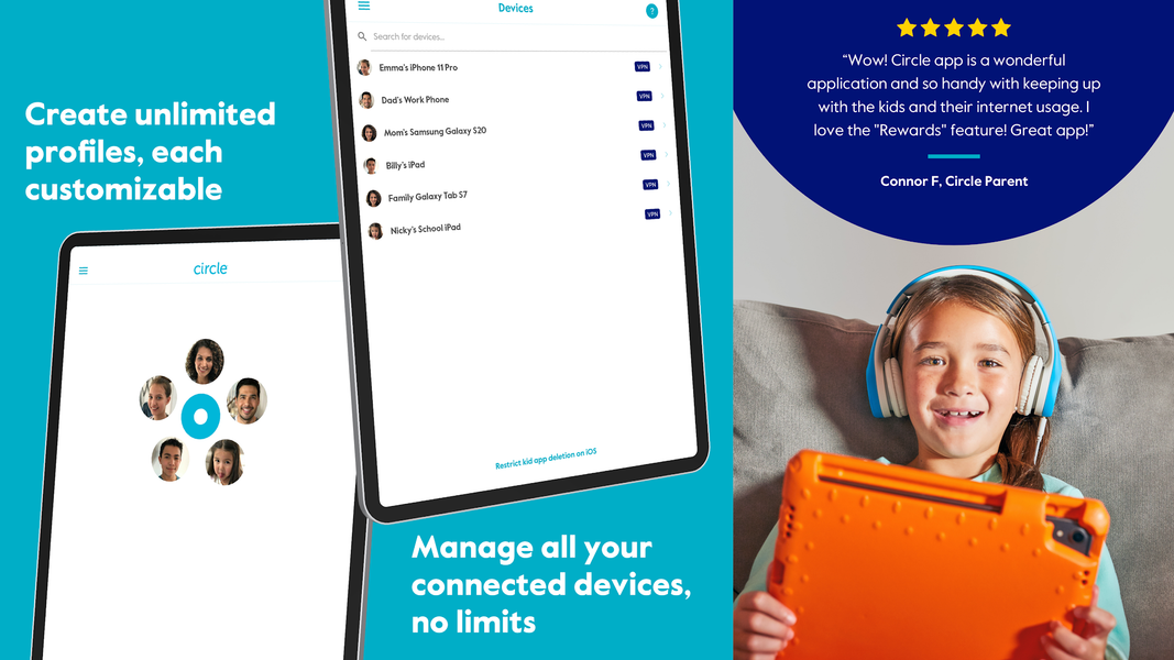 Circle Parental Controls App - عکس برنامه موبایلی اندروید