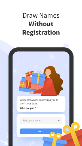 drawnames | Secret Santa app - Image screenshot of android app