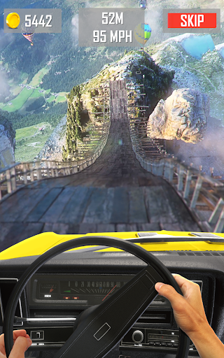 Mega Ramp Car Jumping - Gameplay image of android game
