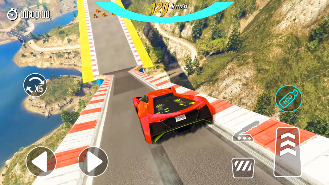 Mega Ramp Jump: Car Racing - عکس بازی موبایلی اندروید