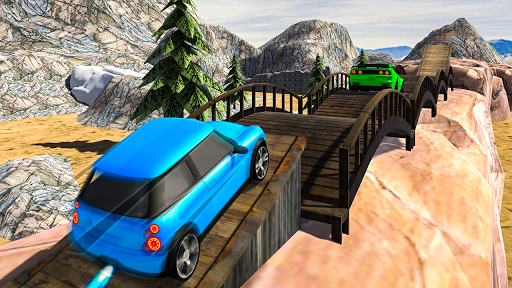 Stunt Car Impossible Tracks 3D Mega Ramp Car racer - Gameplay image of android game