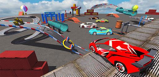 Impossible Car Stunt Game 3D - Gameplay image of android game