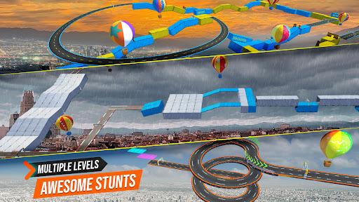 Impossible Car Stunt Game 3D - Gameplay image of android game