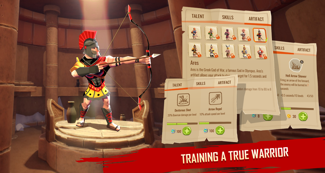 Trojan War Premium - Gameplay image of android game
