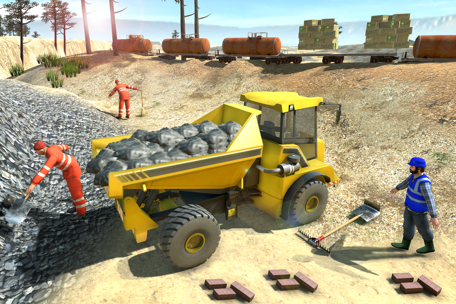 Cargo Truck Simulator Free Dri - عکس بازی موبایلی اندروید