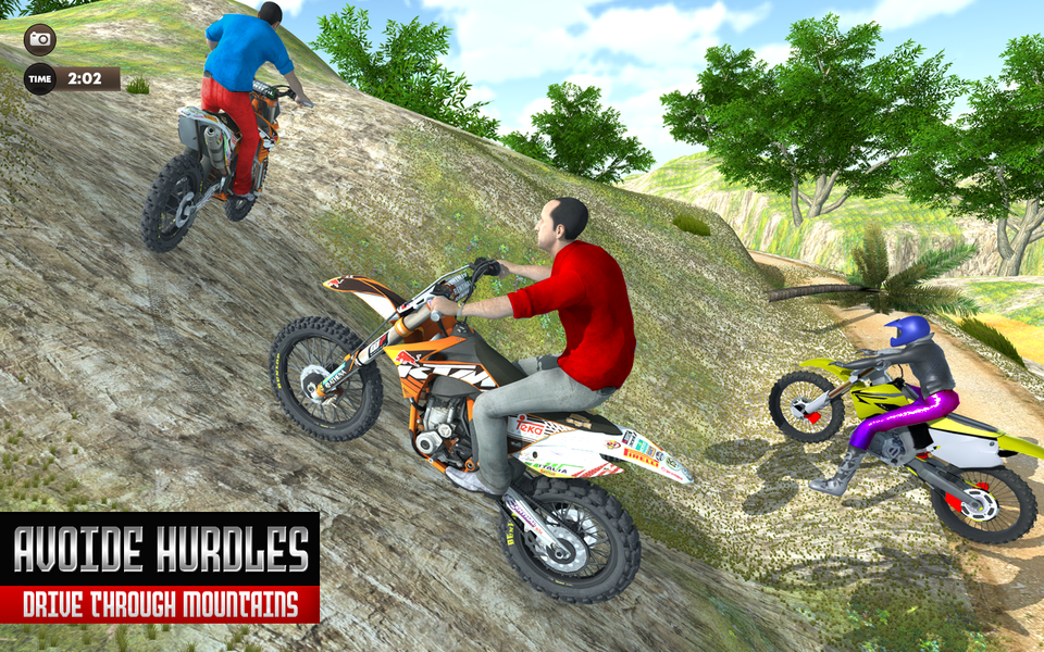 Tough Offroad Bike Stunt 2021: - Gameplay image of android game