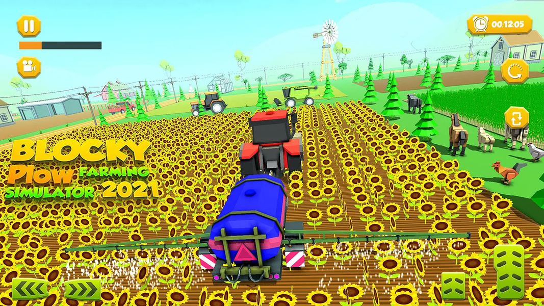 Real Farming Tractor Simulator - عکس بازی موبایلی اندروید