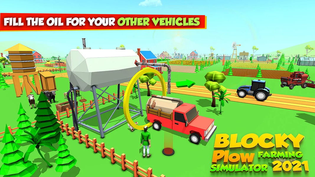 Real Farming Tractor Simulator - عکس بازی موبایلی اندروید