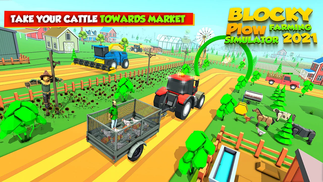 Real Farming Tractor Simulator - عکس بازی موبایلی اندروید