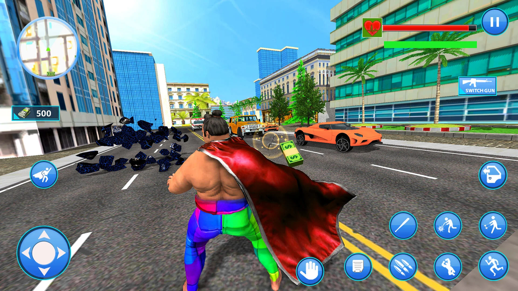 Superhero City Crime Car Game - عکس بازی موبایلی اندروید