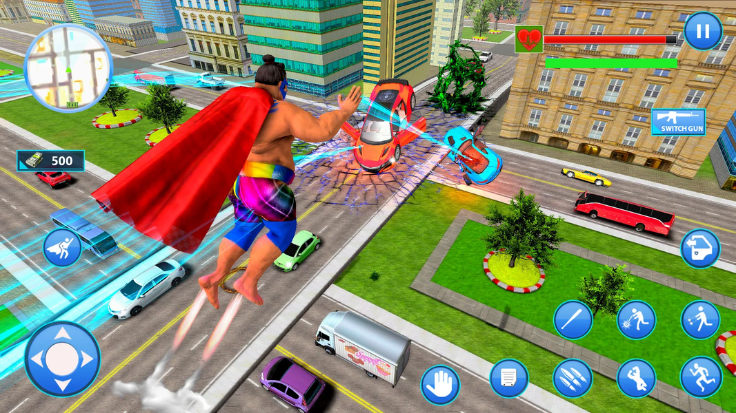 Superhero City Crime Car Game - عکس بازی موبایلی اندروید