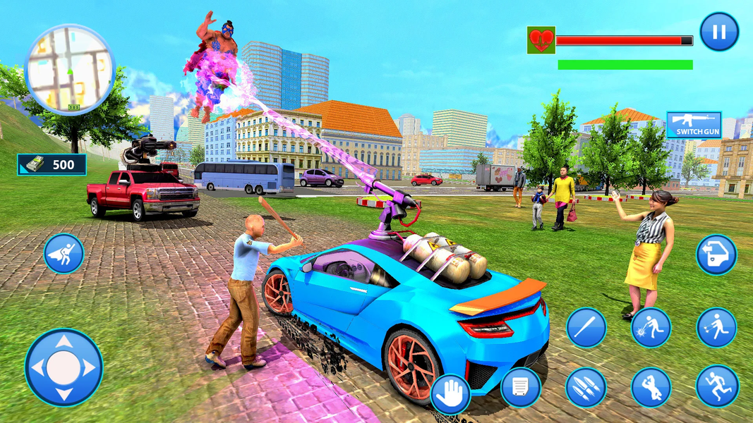 Superhero City Crime Car Game - عکس بازی موبایلی اندروید
