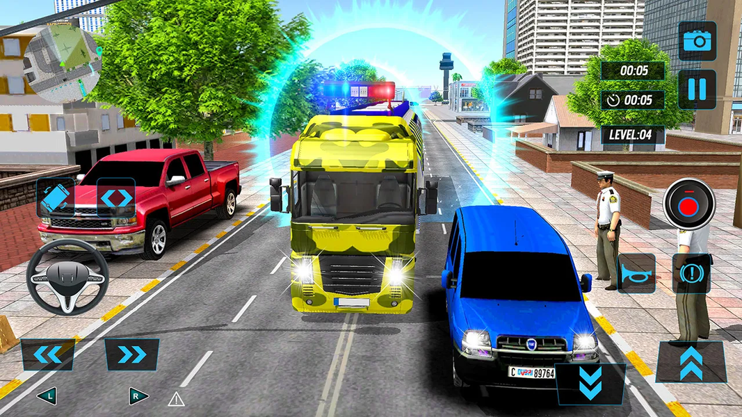 US Army Oil Tanker Simulator – - Gameplay image of android game