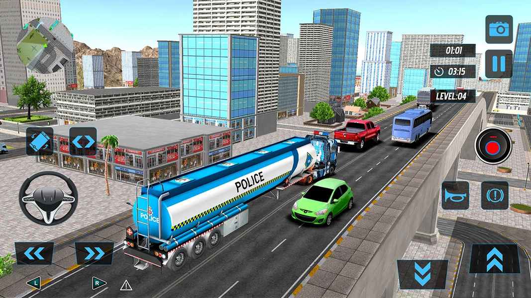 US Army Oil Tanker Simulator – - Gameplay image of android game