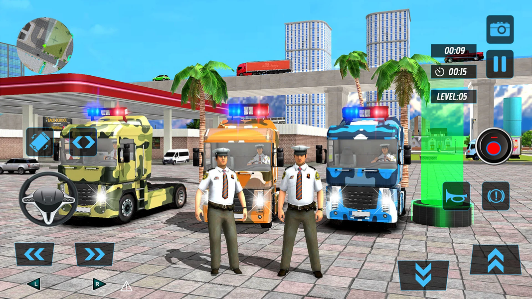 US Army Oil Tanker Simulator – - Gameplay image of android game