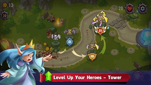 Defense Legend: myth TD - Gameplay image of android game