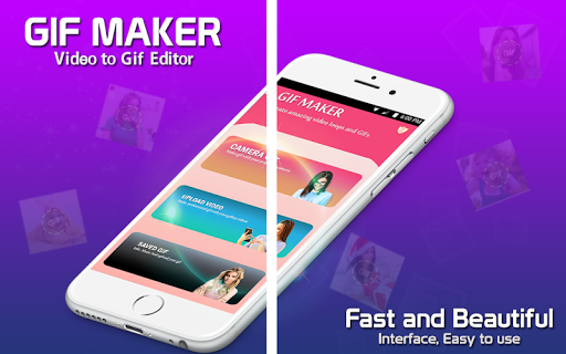 GIF Maker - GIF Camera - Video to gif Editor - عکس برنامه موبایلی اندروید