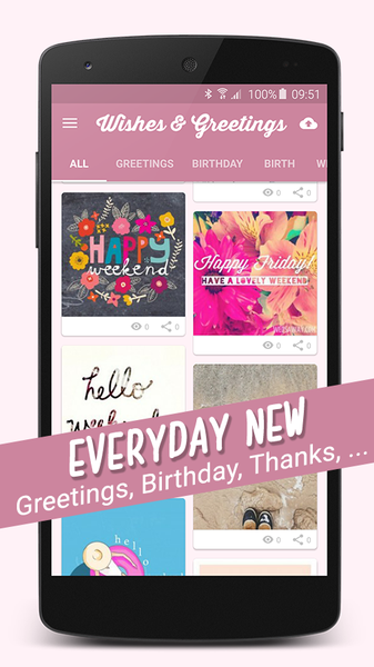 Congratulations Videos & Pics - Image screenshot of android app