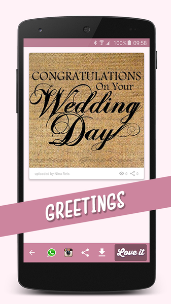 Congratulations Videos & Pics - Image screenshot of android app