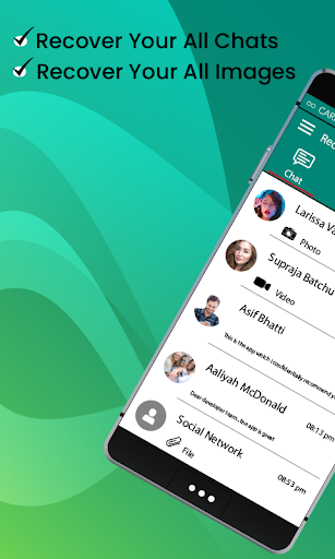 Recover Deleted Messages - WMR - عکس برنامه موبایلی اندروید