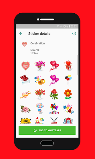 Happy Birthday Stickers đ WAStickerApps Birthday - Image screenshot of android app