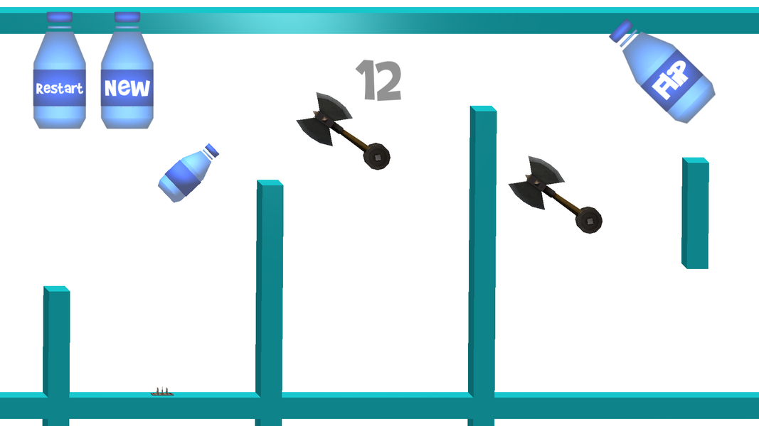 Bottle Flip Way - Gameplay image of android game