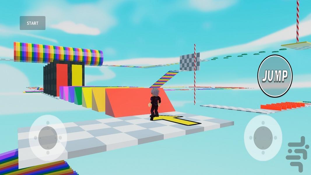 Mega Ramp Parkour - Gameplay image of android game