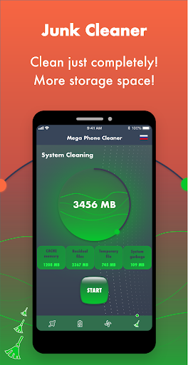 Mega Phone Cleaner - Clean & Boost - عکس برنامه موبایلی اندروید