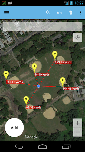 AndMeasure (Area & Distance) - عکس برنامه موبایلی اندروید