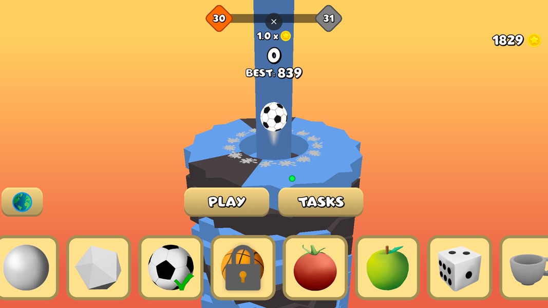 Fire Ball - Gameplay image of android game