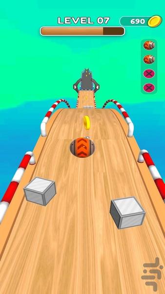 Mega Sky Ramp Ball - Gameplay image of android game
