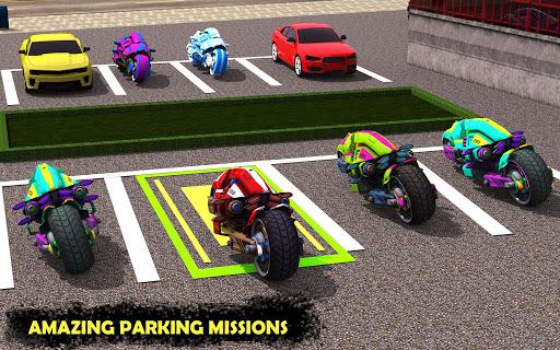 Futuristic Sci Fi Bike Parking - Bike Parking Game - عکس بازی موبایلی اندروید