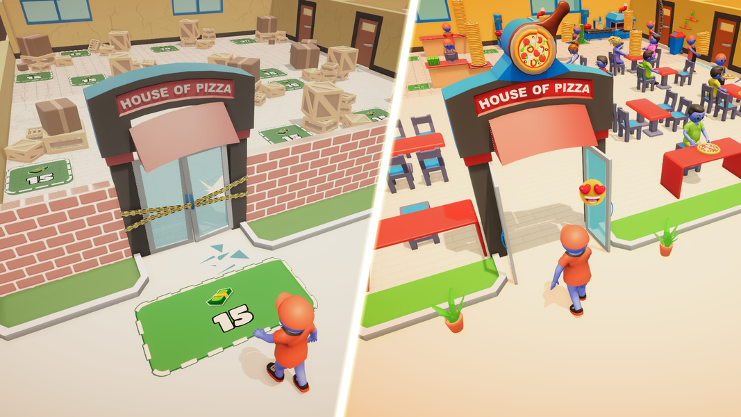 Pizza Shop: Idle Pizza Games - Gameplay image of android game