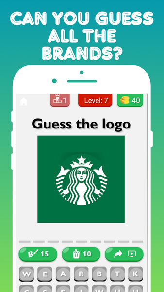 Logo Trivia : Guess The Brand - Gameplay image of android game