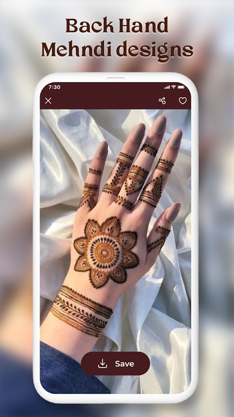 Mehndi Design 2024 - Henna App - Image screenshot of android app