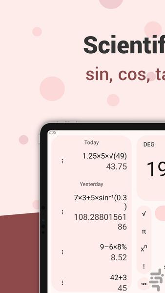 Calculator - Image screenshot of android app