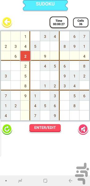 بازی سودوکو کلاسیک Sudoku - عکس بازی موبایلی اندروید