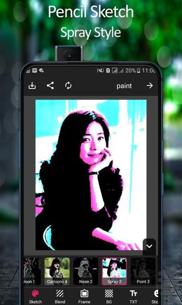 Pencil Sketch - Image screenshot of android app