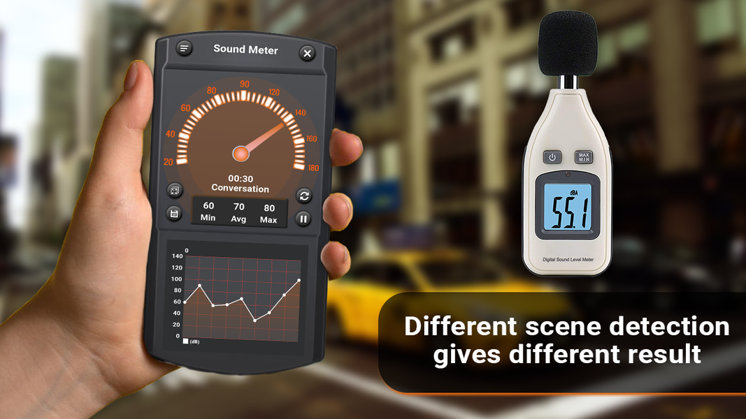 Sound Meter - Decibel Level - عکس برنامه موبایلی اندروید