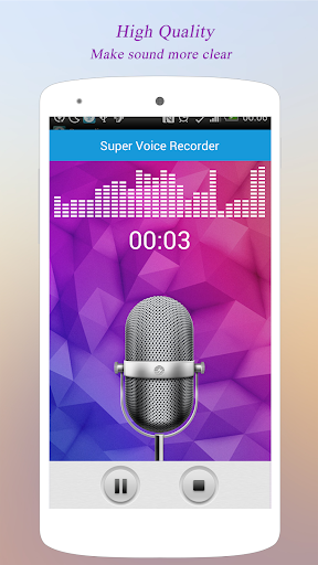Super Voice Recorder - Image screenshot of android app