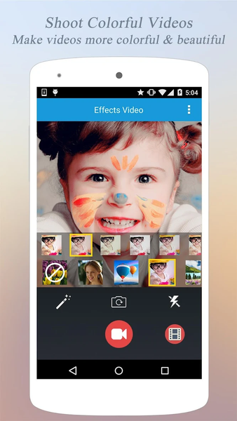 Effects Video - Filters Camera - عکس برنامه موبایلی اندروید