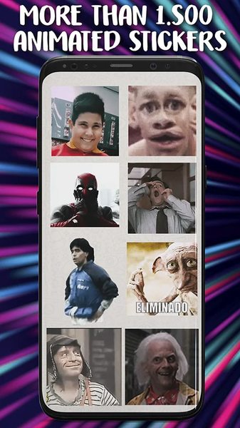 Animated stickers for Whatsapp - Image screenshot of android app