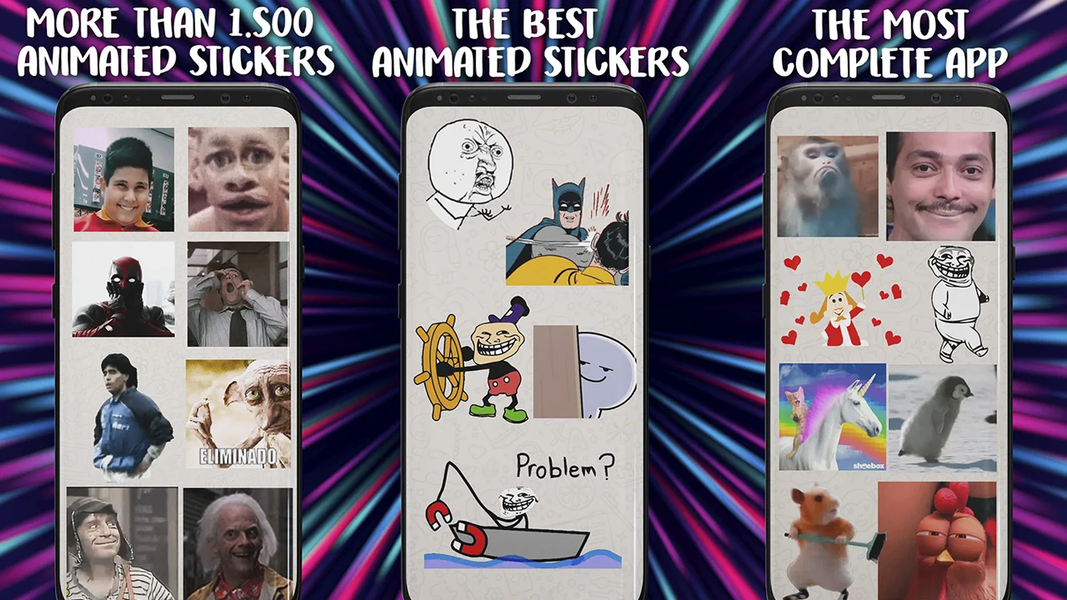Animated stickers for Whatsapp - Image screenshot of android app