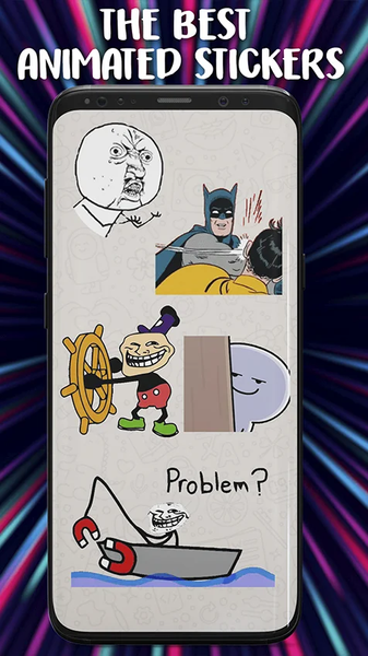 Animated stickers for Whatsapp - Image screenshot of android app