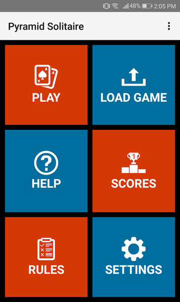 Pyramid Solitaire - عکس بازی موبایلی اندروید