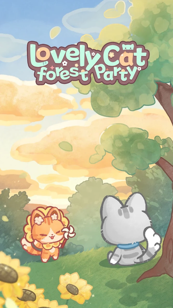 Lovely Cat：Forest Party - Gameplay image of android game