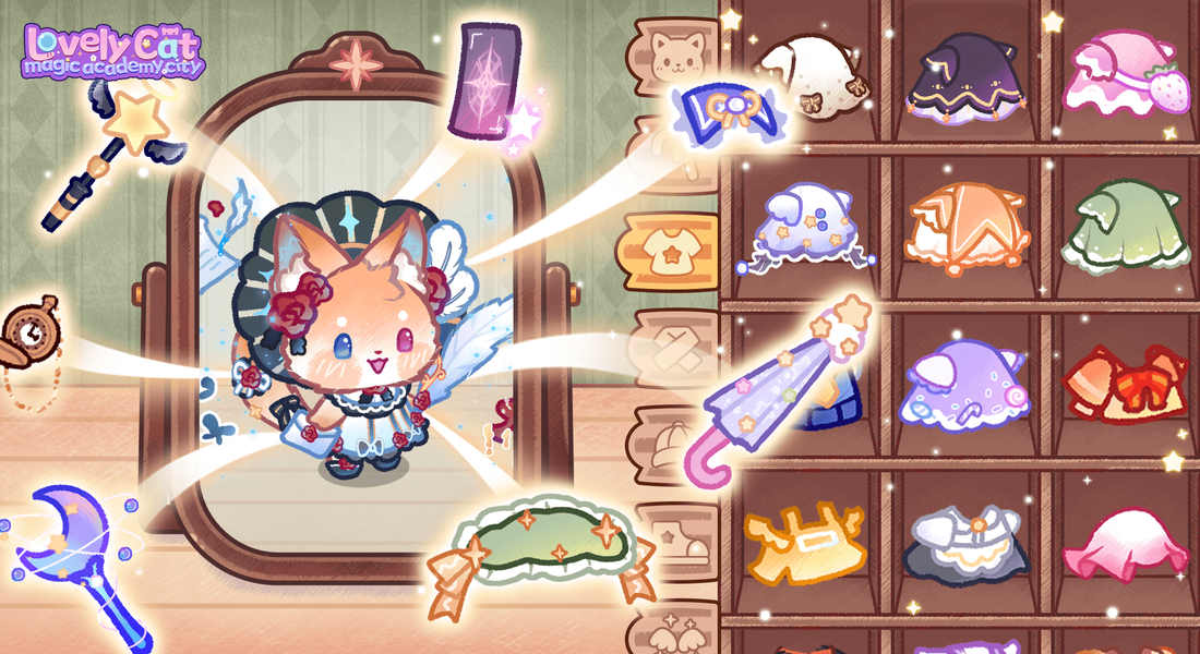 Lovely Cat: Magic Academy City - Image screenshot of android app