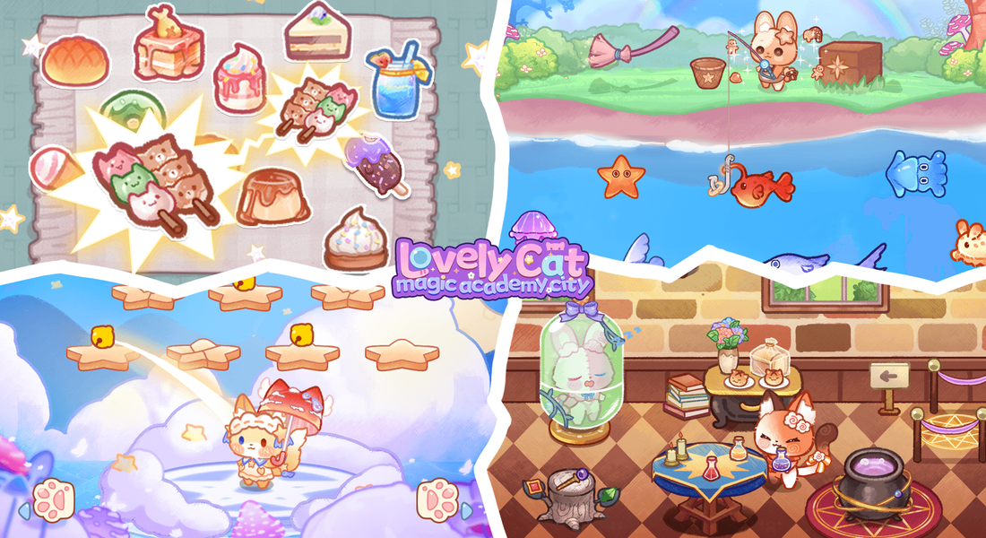 Lovely Cat: Magic Academy City - عکس برنامه موبایلی اندروید