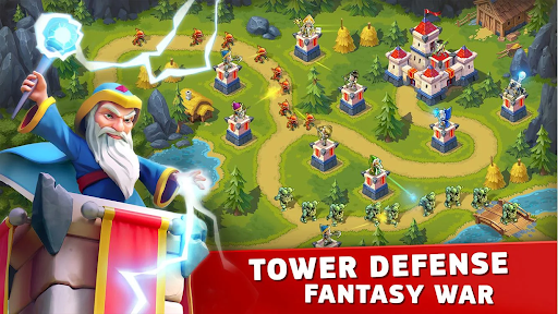 Toy Defense Fantasy — Tower Defense Game - Gameplay image of android game