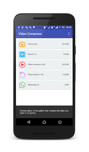 Video Compress - عکس برنامه موبایلی اندروید